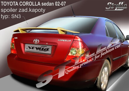 Spojler kapoty Stylla - Toyota Corolla Sedan 2002-2006 (SN3)