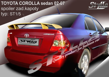 Spojler kapoty Stylla - Toyota Corolla Sedan 2002-2006 (ST1/5)