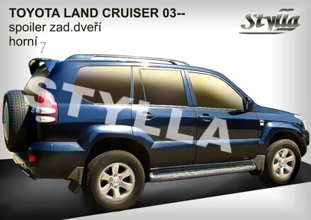Spojler dverí horný Stylla - Toyota Land Cruiser 120 2002-2009