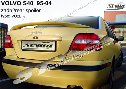 Spojler kapoty Stylla - Volvo S40 1995-2004