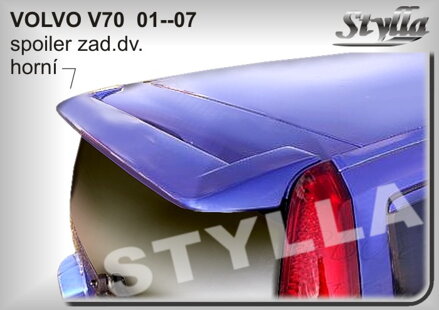Spojler dverí horný Stylla - Volvo V70 2000-2007