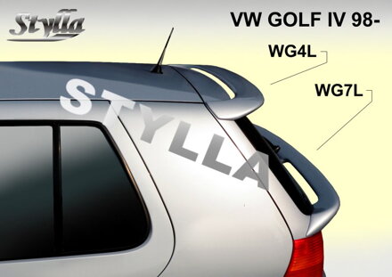 Spojler dverí horný Stylla - VW Golf IV Htb 1997-2004