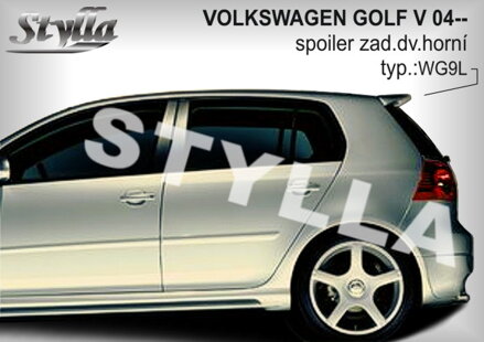 Spojler dverí horný Stylla - VW Golf V Htb, od r.2003