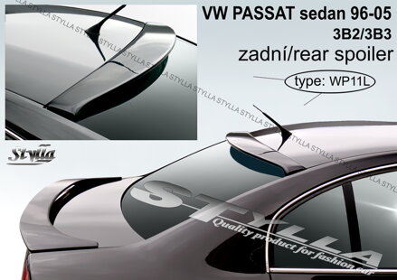Spojler dverí horný Stylla - VW Passat B5 Sedan 1996-2005