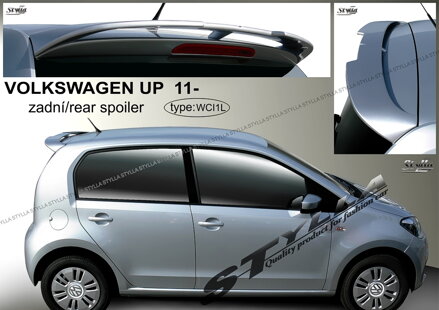 Spojler dverí horný Stylla - VW Up od 2012