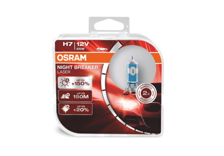 Žiarovky Osram Night Breaker Laser 12V H7 55W P26s - set 2ks