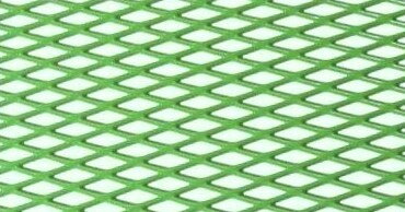 Hliníková mriežka - Zelená / malé oká