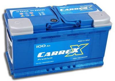 Autobatéria Carrex Premium 12V 100Ah 860A