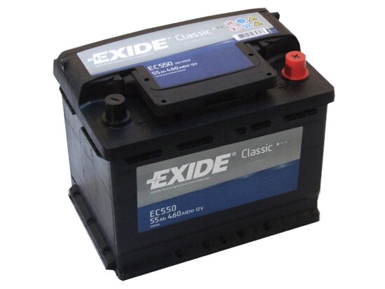 Autobatéria Exide Classic 12V 55Ah 460A - EC550