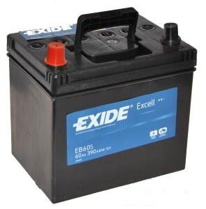 Autobatéria Exide Excell 12V 60Ah 390A Ľavá - EB605