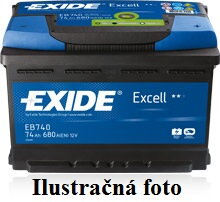 Autobatéria Exide Excell 12V / 50Ah 360Ah