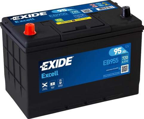 Autobatéria Exide Excell 12V 95Ah 760A - EB955