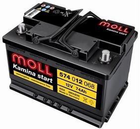 Autobatéria Moll Kamina Start - 12V 55Ah 420A