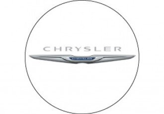 Samolepky živicové na stred kolies 55mm - Chrysler