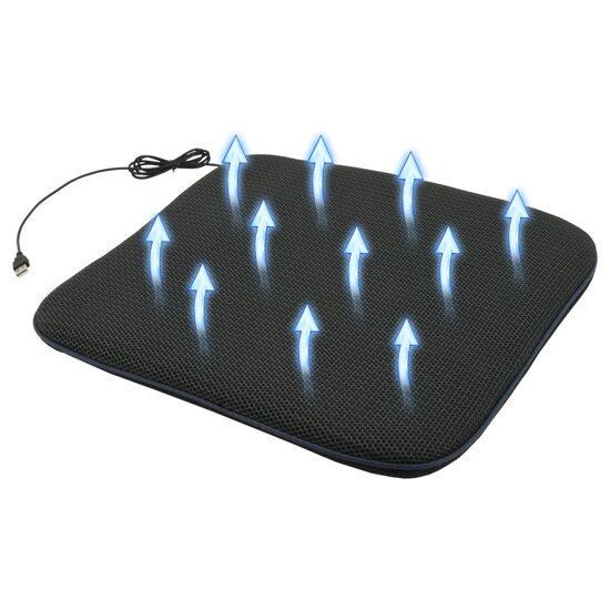 Podsedák s ventiláciou a tlakovým senzorom (USB, 44x42 cm)
