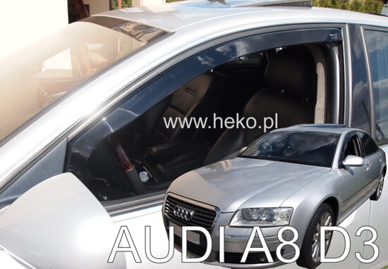 Deflektory - Audi A8 2002-2009 (predné)
