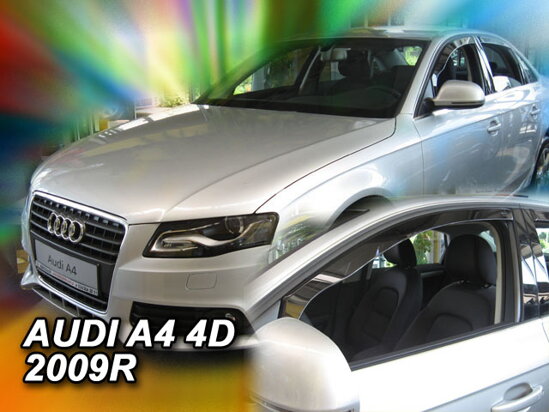 Deflektory - Audi A4 Sedan 2007-2015 (+zadné)