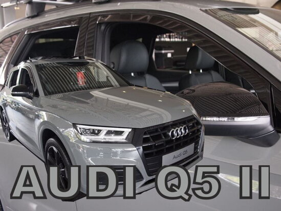 Deflektory - Audi Q5 od 2017 (+zadné)
