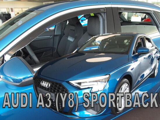 Deflektory - Audi A3 Sportback od 2020 (+zadné)