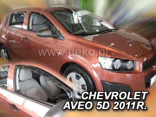 Deflektory - Chevrolet Aveo od 2011 (predné)