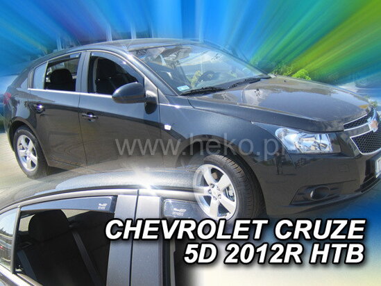 Deflektory - Chevrolet Cruze Htb od 2011 (+zadné)