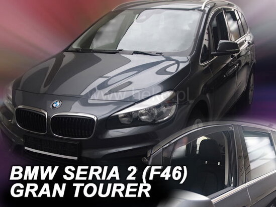 Deflektory - BMW 2 Gran Tourer (F46) od 2014 (+zadné)