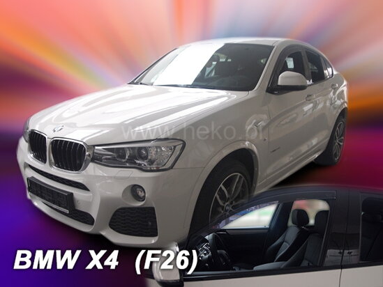 Deflektory - BMW X4 (F26) 2014-2018 (predné)