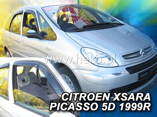Deflektory - Citroen Xsara Picasso 1999-2012 (predné)