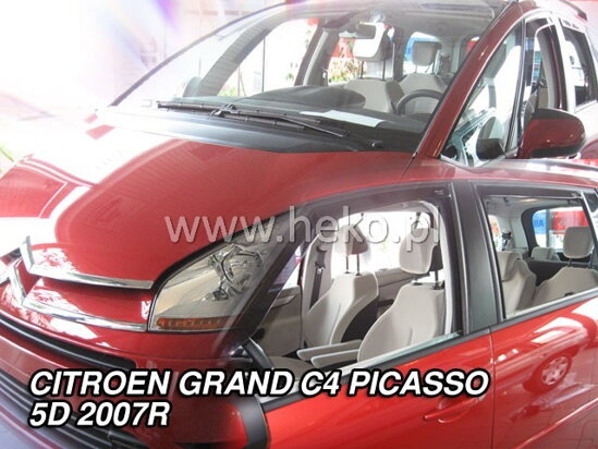 Deflektory - Citroen C4 Grand Picasso 2006-2013 (+zadné)
