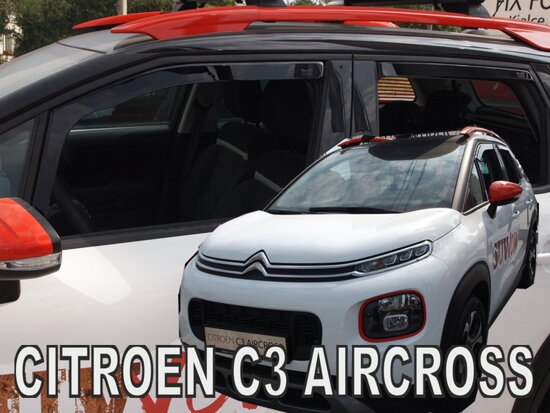 Deflektory - Citroen C3 Aircross od 2017 (+zadné)