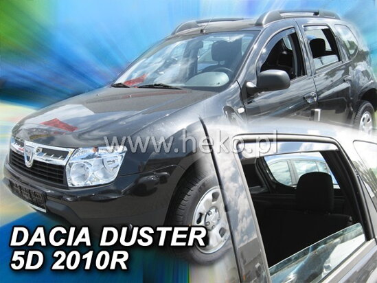 Deflektory - Dacia Duster 2010-2018 (+zadné)