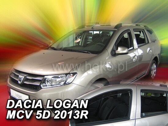 Deflektory - Dacia Logan MCV od 2013 (+zadné)