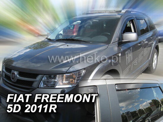 Deflektory - Fiat Freemont od 2011 (+zadné)