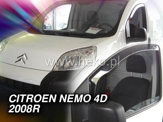 Deflektory - Citroen Nemo od 2008 (predné)