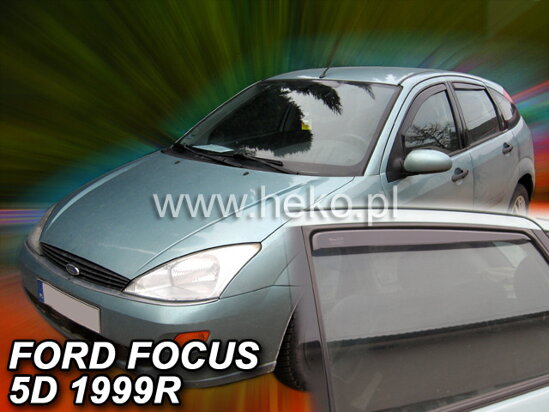 Deflektory - Ford Focus Htb, Sedan 1998-2004 (+zadné)