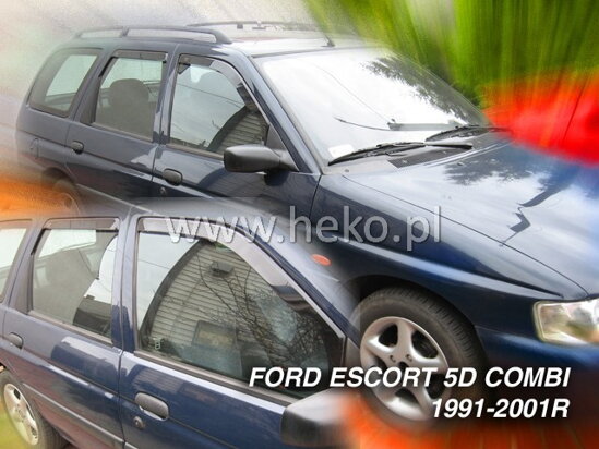 Deflektory - Ford Escort Combi 1990-2000 (+zadné)