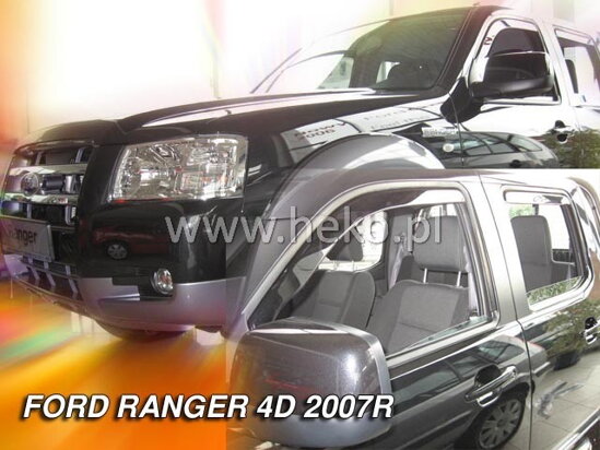 Deflektory - Ford Ranger 2006-2012 (+zadné)
