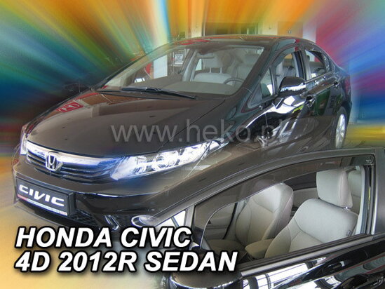 Deflektory - Honda Civic Sedan 2012-2016 (predné)