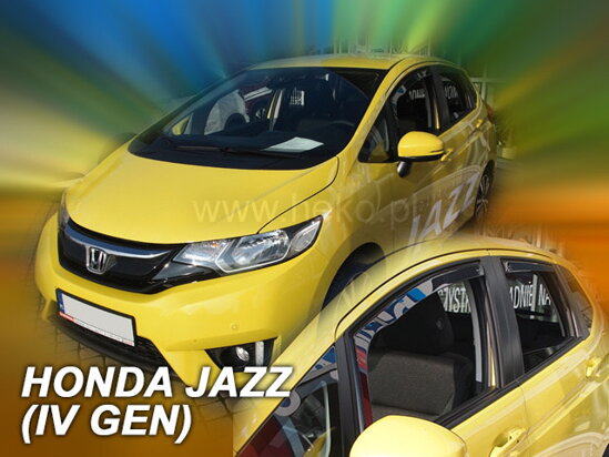 Deflektory - Honda Jazz 2014-2020 (+zadné)