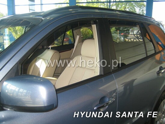 Deflektory - Hyundai Santa Fe 2000-2006 (+zadné)