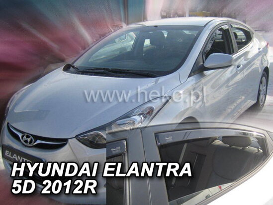 Deflektory - Hyundai Elantra 2011-2015 (+zadné)