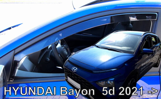 Deflektory - Hyundai Bayon od 2021 (predné)