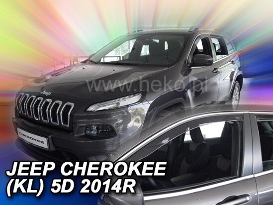 Deflektory - Jeep Cherokee od 2013 (predné)
