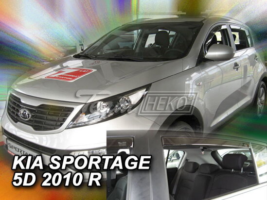 Deflektory - Kia Sportage 2010-2016 (+zadné)