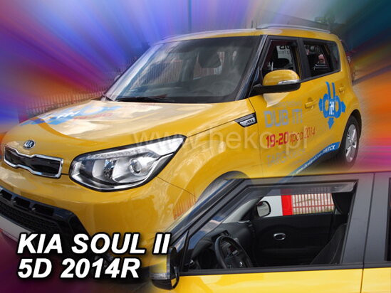 Deflektory - Kia Soul od 2014 (predné)