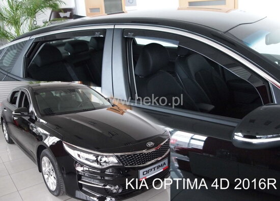 Deflektory - Kia Optima od 2015 (+zadné)