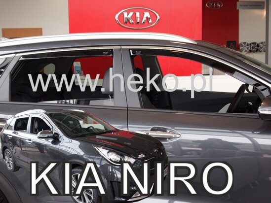 Deflektory - Kia Niro od 2016 (+zadné)