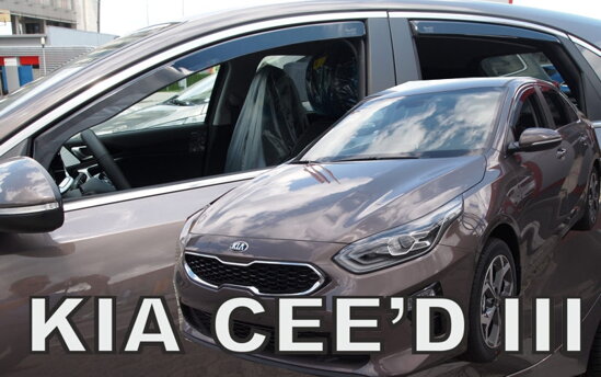 Deflektory - Kia Ceed Htb od 2018 (+zadné)