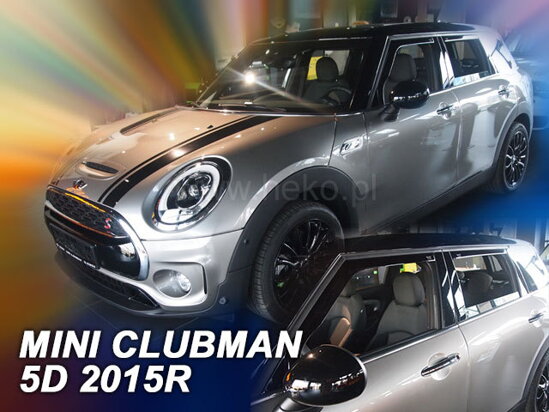 Deflektory - Mini Cooper Clubman F54 od 2015 (+zadné)