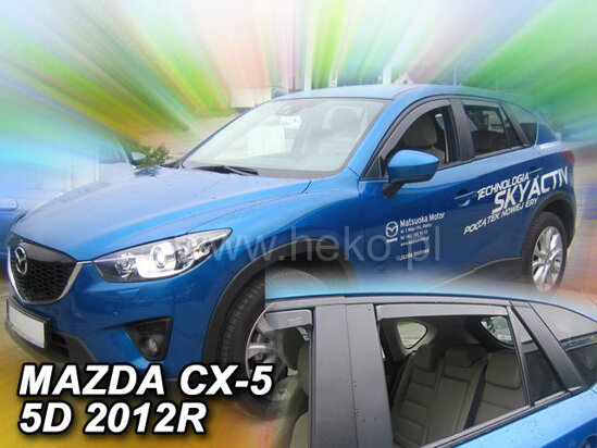 Deflektory - Mazda CX-5 2012-2017 (+zadné)